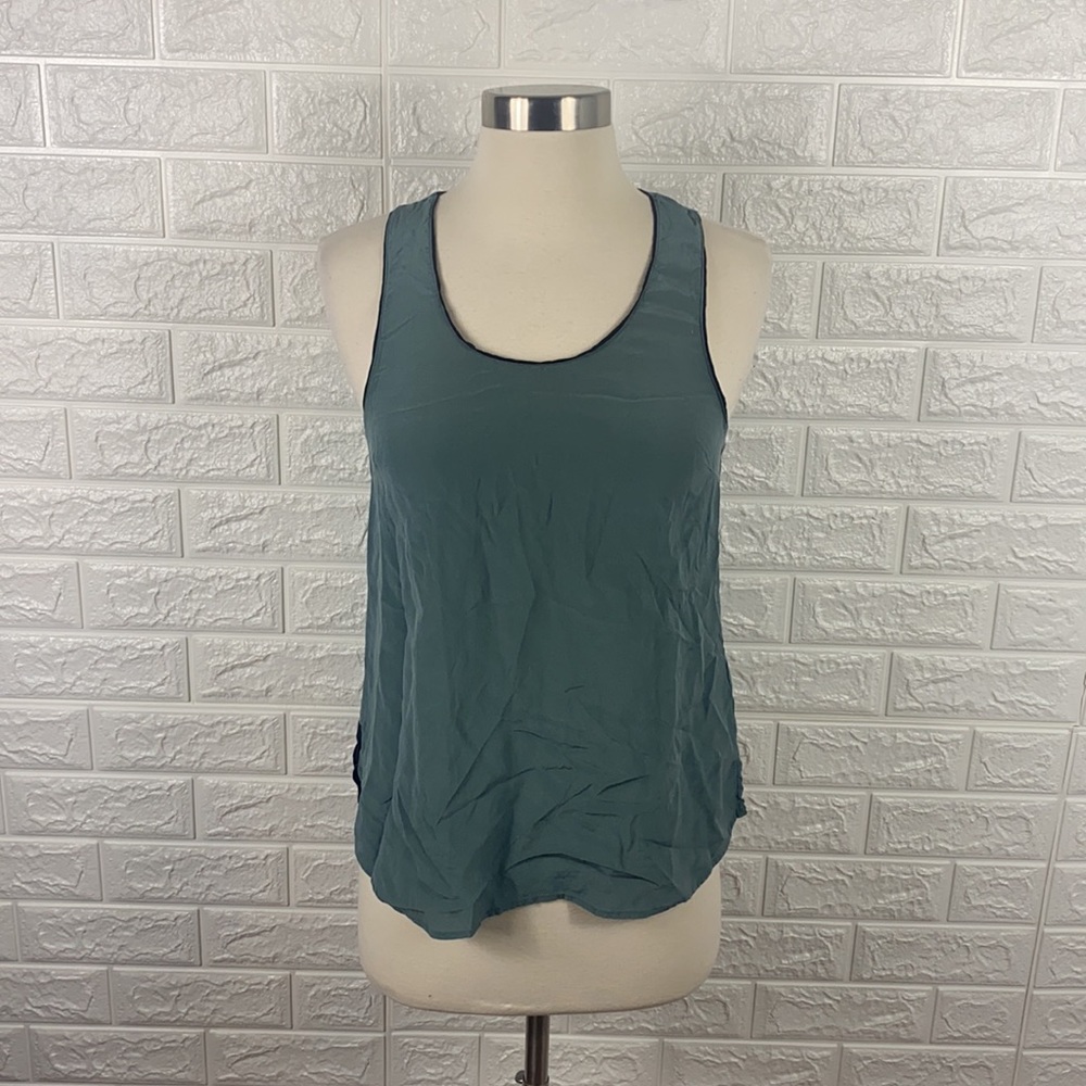 Maeve By Anthropologie Color Block Silk Tank - Picture 3 of 10
